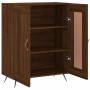 Aparador de madera de ingeniería marrón roble 69,5x34x90 cm de vidaXL, Aparadores - Ref: Foro24-830171, Precio: 64,17 €, Desc...