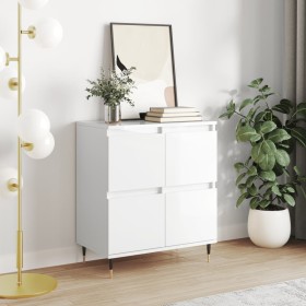 Bright white plywood sideboard 60x35x70 cm by vidaXL, Sideboards - Ref: Foro24-831206, Price: 69,36 €, Discount: %