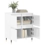 Sideboard aus glänzendem weißem Sperrholz 60x35x70 cm von vidaXL, Sideboards - Ref: Foro24-831206, Preis: 70,03 €, Rabatt: %