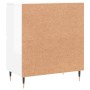 Aparador de madera contrachapada blanco brillante 60x35x70 cm de vidaXL, Aparadores - Ref: Foro24-831206, Precio: 70,03 €, De...