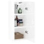 Glossy white wall cabinet 34.5x34x90 cm by vidaXL, Sideboards - Ref: Foro24-828870, Price: 56,27 €, Discount: %