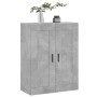 Concrete gray engineered wood wall cabinet 69.5x34x90 cm by vidaXL, Sideboards - Ref: Foro24-830400, Price: 62,01 €, Discount: %