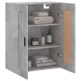 Concrete gray engineered wood wall cabinet 69.5x34x90 cm by vidaXL, Sideboards - Ref: Foro24-830400, Price: 62,01 €, Discount: %