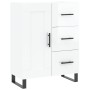 Glossy white plywood sideboard 69.5x34x90 cm by vidaXL, Sideboards - Ref: Foro24-830286, Price: 106,25 €, Discount: %