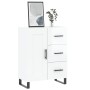 Glossy white plywood sideboard 69.5x34x90 cm by vidaXL, Sideboards - Ref: Foro24-830286, Price: 106,25 €, Discount: %