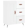 Glossy white plywood sideboard 69.5x34x90 cm by vidaXL, Sideboards - Ref: Foro24-830230, Price: 97,99 €, Discount: %