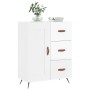 Hochglanzweißes Sperrholz-Sideboard 69,5 x 34 x 90 cm von vidaXL, Sideboards - Ref: Foro24-830230, Preis: 98,23 €, Rabatt: %