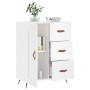 Glossy white plywood sideboard 69.5x34x90 cm by vidaXL, Sideboards - Ref: Foro24-830230, Price: 97,99 €, Discount: %