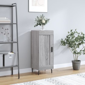 Sonoma gray engineered wood sideboard 34.5x34x90 cm by vidaXL, Sideboards - Ref: Foro24-830466, Price: 61,99 €, Discount: %