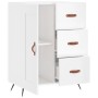 Glossy white plywood sideboard 69.5x34x90 cm by vidaXL, Sideboards - Ref: Foro24-830230, Price: 97,99 €, Discount: %