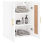 Engineered wood white wall cabinet 69.5x34x90 cm by vidaXL, Sideboards - Ref: Foro24-830364, Price: 86,78 €, Discount: %