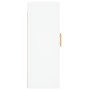 Engineered wood white wall cabinet 69.5x34x90 cm by vidaXL, Sideboards - Ref: Foro24-830364, Price: 86,78 €, Discount: %