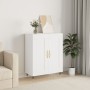 White engineered wood sideboard 69.5x34x90 cm by vidaXL, Sideboards - Ref: Foro24-830172, Price: 80,32 €, Discount: %