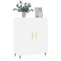 White engineered wood sideboard 69.5x34x90 cm by vidaXL, Sideboards - Ref: Foro24-830172, Price: 80,32 €, Discount: %