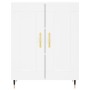 White engineered wood sideboard 69.5x34x90 cm by vidaXL, Sideboards - Ref: Foro24-830172, Price: 80,32 €, Discount: %