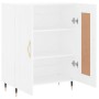 White engineered wood sideboard 69.5x34x90 cm by vidaXL, Sideboards - Ref: Foro24-830172, Price: 80,32 €, Discount: %