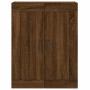 Engineered wood brown oak wall cabinet 69.5x34x90 cm by vidaXL, Sideboards - Ref: Foro24-830387, Price: 49,99 €, Discount: %