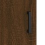 Engineered wood brown oak wall cabinet 69.5x34x90 cm by vidaXL, Sideboards - Ref: Foro24-830387, Price: 49,99 €, Discount: %