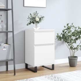 White engineered wood sideboard 40x35x70 cm by vidaXL, Sideboards - Ref: Foro24-831164, Price: 55,26 €, Discount: %