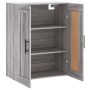 Sonoma gray engineered wood wall cabinet 69.5x34x90 cm by vidaXL, Sideboards - Ref: Foro24-830410, Price: 52,42 €, Discount: %