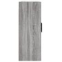 Sonoma gray engineered wood wall cabinet 69.5x34x90 cm by vidaXL, Sideboards - Ref: Foro24-830410, Price: 52,42 €, Discount: %