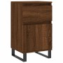 Aparadores 2 uds madera de ingeniería marrón roble 40x35x70 cm de vidaXL, Aparadores - Ref: Foro24-831179, Precio: 74,81 €, D...