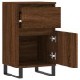 Aparadores 2 uds madera de ingeniería marrón roble 40x35x70 cm de vidaXL, Aparadores - Ref: Foro24-831179, Precio: 74,81 €, D...