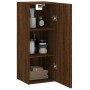 Oak brown wall cabinet 34.5x34x90 cm by vidaXL, Sideboards - Ref: Foro24-828875, Price: 57,93 €, Discount: %