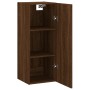 Oak brown wall cabinet 34.5x34x90 cm by vidaXL, Sideboards - Ref: Foro24-828875, Price: 57,93 €, Discount: %