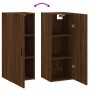 Oak brown wall cabinet 34.5x34x90 cm by vidaXL, Sideboards - Ref: Foro24-828875, Price: 57,93 €, Discount: %