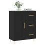 Black engineered wood sideboard 69.5x34x90 cm by vidaXL, Sideboards - Ref: Foro24-830245, Price: 91,99 €, Discount: %