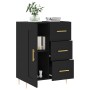 Black engineered wood sideboard 69.5x34x90 cm by vidaXL, Sideboards - Ref: Foro24-830245, Price: 91,99 €, Discount: %