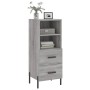 Aparador madera de ingeniería gris Sonoma 34,5x34x90 cm de vidaXL, Aparadores - Ref: Foro24-828682, Precio: 70,87 €, Descuent...