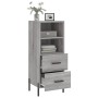 Aparador madera de ingeniería gris Sonoma 34,5x34x90 cm de vidaXL, Aparadores - Ref: Foro24-828682, Precio: 70,87 €, Descuent...