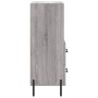 Aparador madera de ingeniería gris Sonoma 34,5x34x90 cm de vidaXL, Aparadores - Ref: Foro24-828682, Precio: 70,87 €, Descuent...