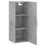 Betongrauer Wandschrank 34,5x34x90 cm von vidaXL, Sideboards - Ref: Foro24-828848, Preis: 45,08 €, Rabatt: %