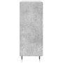 Aparador de madera de ingeniería gris hormigón 69,5x34x90 cm de vidaXL, Aparadores - Ref: Foro24-830240, Precio: 65,40 €, Des...