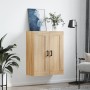 Sonoma oak engineered wood wall cabinet 69.5x34x90 cm by vidaXL, Sideboards - Ref: Foro24-830383, Price: 66,99 €, Discount: %