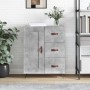 Concrete gray engineered wood sideboard 69.5x34x90 cm by vidaXL, Sideboards - Ref: Foro24-830232, Price: 73,51 €, Discount: %