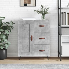 Concrete gray engineered wood sideboard 69.5x34x90 cm by vidaXL, Sideboards - Ref: Foro24-830232, Price: 72,99 €, Discount: %