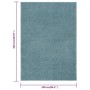 Blauer Kurzflorteppich 240x340 cm von vidaXL, Teppiche - Ref: Foro24-340351, Preis: 139,88 €, Rabatt: %