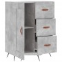 Aparador de madera de ingeniería gris hormigón 69,5x34x90 cm de vidaXL, Aparadores - Ref: Foro24-830232, Precio: 72,99 €, Des...