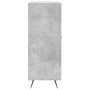 Aparador de madera de ingeniería gris hormigón 69,5x34x90 cm de vidaXL, Aparadores - Ref: Foro24-830232, Precio: 72,99 €, Des...