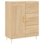 Aparador de madera de ingeniería roble Sonoma 69,5x34x90 cm de vidaXL, Aparadores - Ref: Foro24-830247, Precio: 91,85 €, Desc...