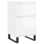 Sideboards 2 pcs glossy white engineered wood 40x35x70 cm by vidaXL, Sideboards - Ref: Foro24-831169, Price: 79,93 €, Discoun...