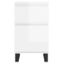 Sideboards 2 pcs glossy white engineered wood 40x35x70 cm by vidaXL, Sideboards - Ref: Foro24-831169, Price: 79,93 €, Discoun...