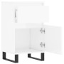 Aparadores 2 uds madera de ingeniería blanco brillo 40x35x70 cm de vidaXL, Aparadores - Ref: Foro24-831169, Precio: 79,87 €, ...