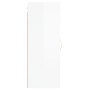 Armario de pared blanco brillante 34,5x34x90 cm de vidaXL, Aparadores - Ref: Foro24-828838, Precio: 48,99 €, Descuento: %