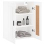 Weißer Wandschrank aus Holzwerkstoff, 69,5 x 34 x 90 cm von vidaXL, Sideboards - Ref: Foro24-830396, Preis: 82,05 €, Rabatt: %