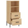 Sonoma oak plywood sideboard 34.5x34x90 cm by vidaXL, Sideboards - Ref: Foro24-828679, Price: 74,09 €, Discount: %